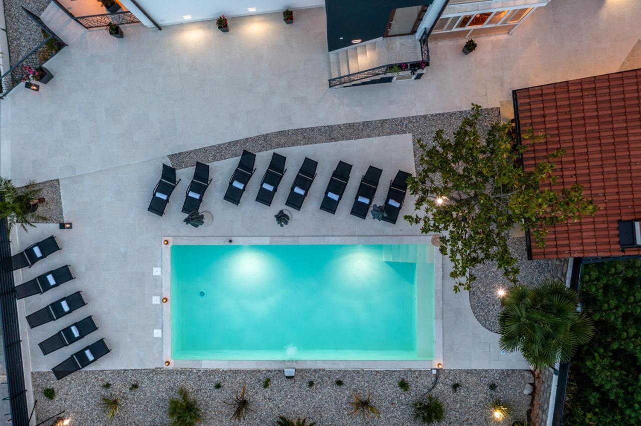 Villa Adriatic, Apartment Rebecca With Heated Swimming Pool, Sew View, Childrens Playground Icici Bagian luar foto